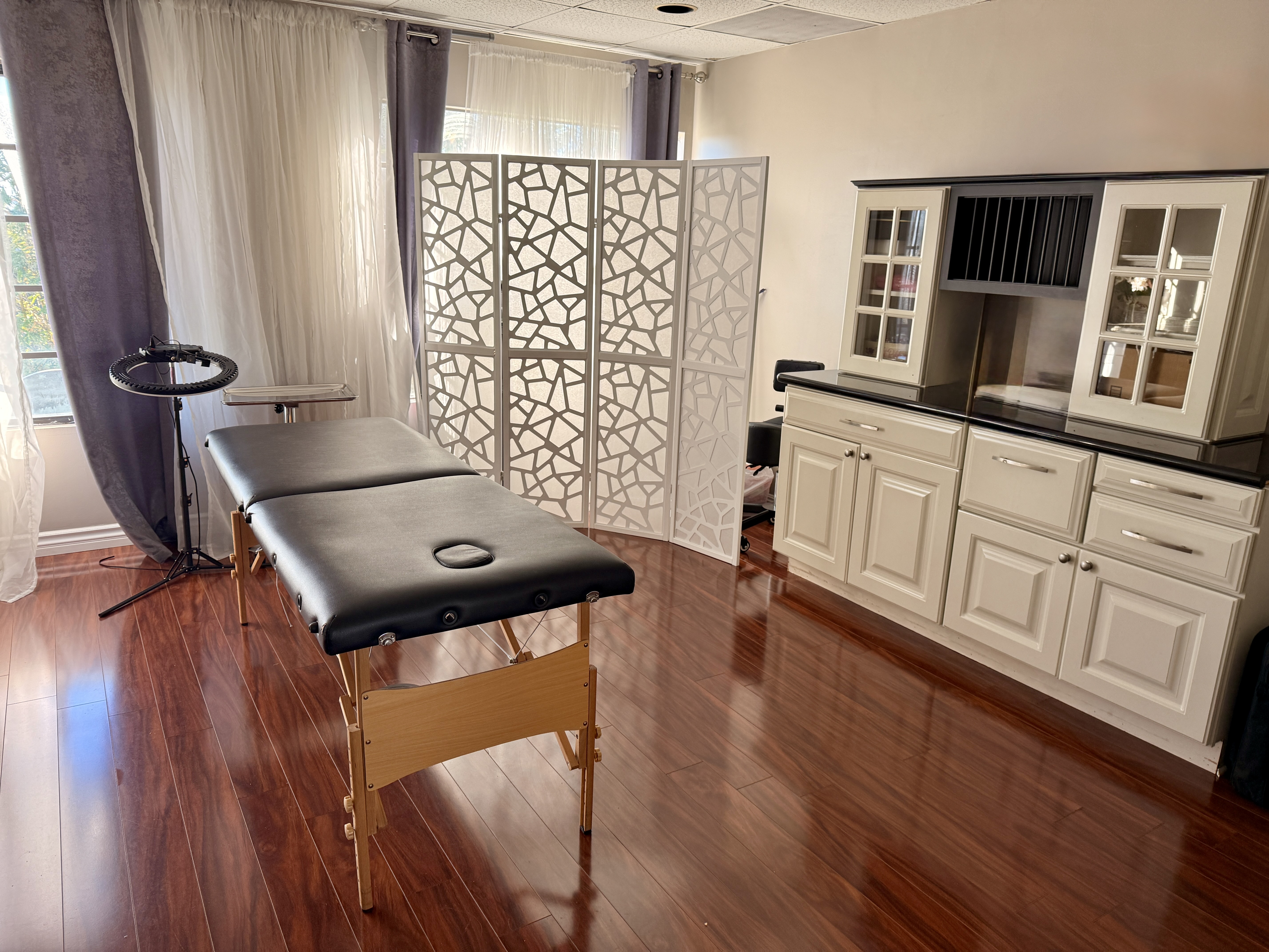 Private back break room